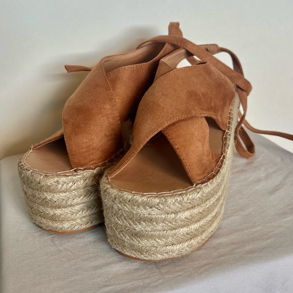NWOT ShuShop Juno Espadrille Sandals - Picture 3 of 11